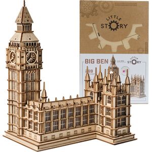 Little-Story Little Story Drewniane Puzzle Model 3D - Big Ben