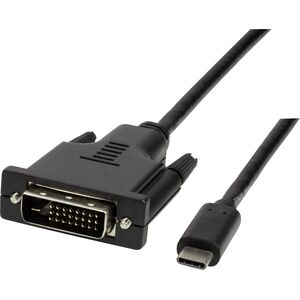 Kabel USB LogiLink USB-C - DVI-D 3 m Czarny (UA0332)