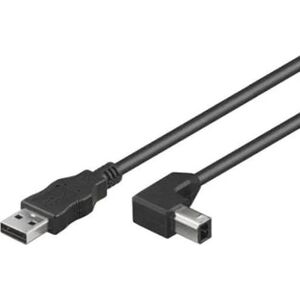 Kabel USB PremiumCord USB-A - USB-B 3 m Czarny (ku2ab3-90)