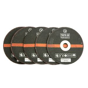 Yato Tarcze do cięcia metalu 75x2,0x9,5mm 5szt. (YT-0994)
