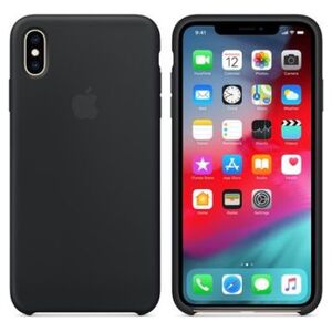 Apple Etui silikonowe iPhone XS Max - czarne-MRWE2ZM/A