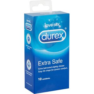 Durex  Durex prezervatyvai Extra Safe, 10 vnt.