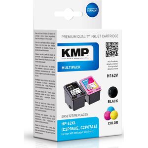 Tusz KMP KMP H162V Promo Pack BK/Color comp. with HP C2P05AE/C2P07AE