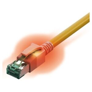 SACON Kabel saCon S/FTP kat. 6A (klasa EA), LSOH, żółty, 5 m