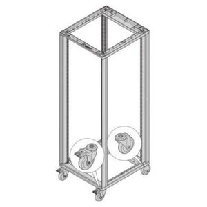 SCHROFF SCHROFF Koło Novastar 300 kg, przewodzące, odporność ESD pon. 10 kOhm zgodnie z EN 12528