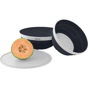 Outwell Zestaw naczyń Outwell Collaps Bowl & Colander Set - navy night Uniwersalny