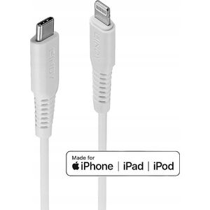 Kabel USB Lindy Lightning - USB-C 1 m Biały (1m USB Type C to Lightning)