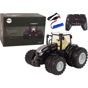 LeanToys Traktor Zdalnie Sterowany R/C Czarny 2,4G Metal