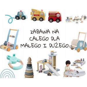 LeanToys Lalka Bobas w Biało-Siwym Ubranku W Paski Czapeczka Smoczek Kołderka