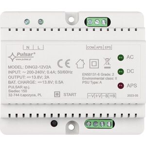 Pulsar ZASILACZ BUFOROWY IMPULSOWY DING2-12V2A PULSAR
