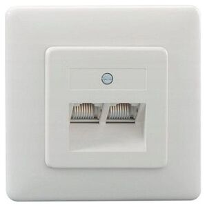 Rutenbeck UAE 2x8 (8) UP reinweiß (Nur als Vielfaches von 10 bestellbar)