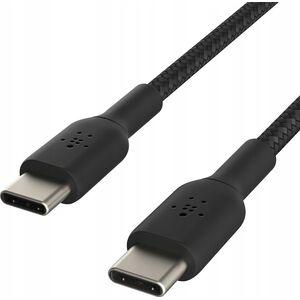 Kabel USB Belkin Belkin BOOST CHARGE braided Cab. USB-C/USB-C 15cm sw.CAB004BT0MBK