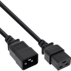 Kabel zasilający InLine INLINE Kaltgeraeteverlaengerung 16A C19 auf C20 schwarz 5m