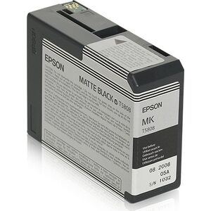 Tusz Epson Epson ink cartridge matte black T 580  80 ml            T 58080N