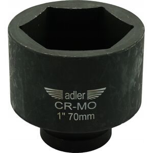 Adler ADLER NASADKA UDAROWA 6-KĄTNA 1" 70mm KRÓTKA