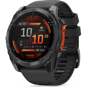 Zegarek sportowy Garmin Garmin Fenix 8 51mm Slate Gray z Czarnym Paskiem
