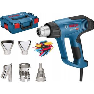 Opalarka Bosch Bosch hot air gun GHG 23-66 Professional + 5-piece accessories (blue/black, 2,300 watts, L-BOXX)