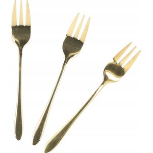 Dessert fork set Homla STILO Gold, 3 pcs.