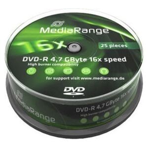 MediaRange DVD-R 4.7 GB 16x 25 sztuk (MR403)