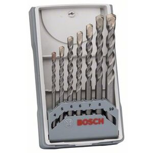 Wiertło Bosch do betonu walcowe 7 4 5 6 10 8mm zestaw (2607017082)