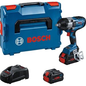 Klucz udarowy Bosch Bosch cordless impact wrench BITURBO GDS 18V-1000 Professional, 18V (blue/black, 2x battery ProCORE18V 5.5Ah, 1/2, in L-BOXX)