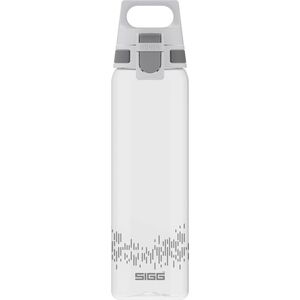 SIGG SIGG drinking bottle Total Clear One MyPlanet "Anthracite" 0.75L (transparent/grey, one-hand closure ONE)