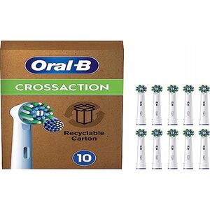 Końcówka Braun Braun Oral-B Pro CrossAction brush heads, pack of 10 (frustration-free outer packaging)