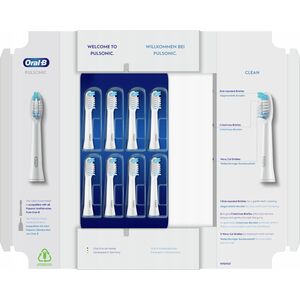 Końcówka Braun Braun Oral-B Pulsonic Clean 8er, brush head (white)