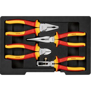 Zestaw narzędzi Bosch Bosch VDE pliers set Professional, 4-piece (red/yellow)