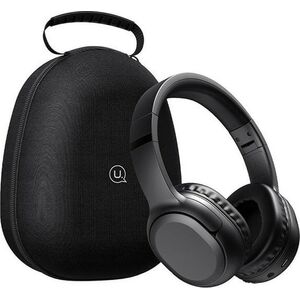 Usams USAMS Etui na słuchawki nauszne czarny/black ZB292SNB01 (US-ZB292)