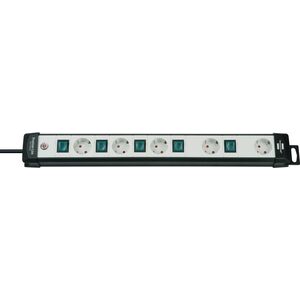 Listwa zasilająca Brennenstuhl Premium-Line 5 gniazd 3 m biało-czarna (1156050077)