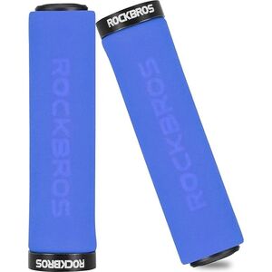 RockBros Uchwyty rowerowe Rockbros BT1001BLBK z gąbki na kierownicę - niebiesko-czarne