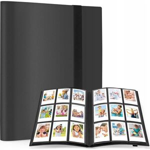LoveInstant Album Na Zdjęcia - 360 Zdjęć Do Fujifilm Instax Mini / Xiaomi / Polaroid / Canon / Hp / Kodak / Czarny