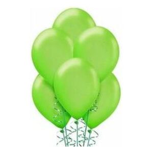 Arpex Balony metalizowane 10" jasnozielone