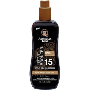 Australian Gold	 Australian Gold SPF15 Spray Gel Z Bronzer 100ml