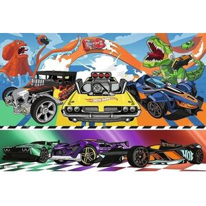 Trefl Puzzle 100 element?w P?dz?ce samochody Hot Wheels