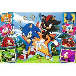 Trefl Puzzle 100 element?w Poznaj Sonica Sonic