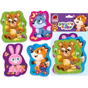 Roter Kafer Baby puzzle piankowe Zwierzęta leśne RK6010-06