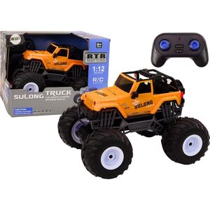 LeanToys Auto Terenowe Zdalnie Sterowane 2.4G RC 1:12 Pomarańczowy