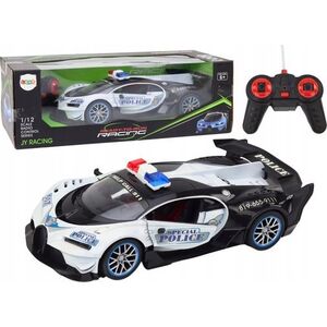 LeanToys Auto Zdalnie Sterowane RC Policyjne w Skali 1:12 Biały