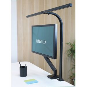 Lampka biurkowa Unilux Bordlampe Unilux STRATA LED sort m/klemme