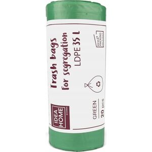 Teka Worki na ¶mieci 35l zielone 20szt