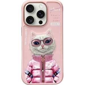Nimmy iPhone 16 Pro Max 6.9" case pink Cool&Cute 2.0 Cat