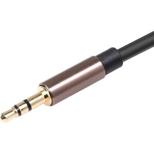 Kabel Mozos Jack 3.5mm - RCA (Cinch) x2 3m czarny (MCABLE-MJ-2RCA)