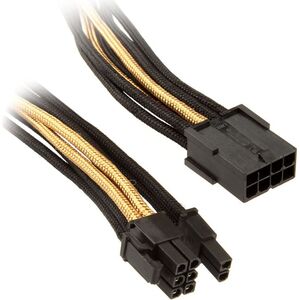 SilverStone PCIe 8-pin - PCIe 8-pin, 0.25m, Złoty (SST-PP07-PCIBG)