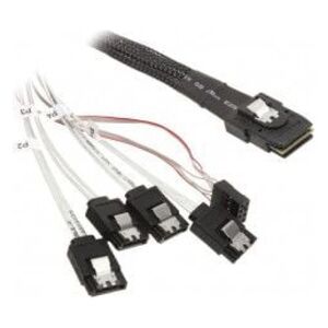 SilverStone SFF 8087 - SATA x4, 0.5m, Biały (SST-CPS03)
