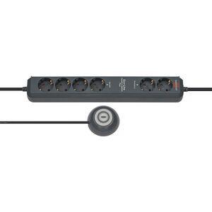 Listwa zasilająca Brennenstuhl Eco-Line 6 gniazd 1.5 m czarna (1159560516)