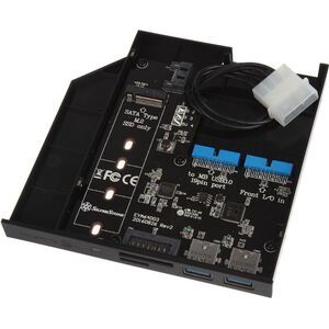 Kieszeń SilverStone Slim ODD 12.7mm na dysk M.2 SATA (SST-FPS01)