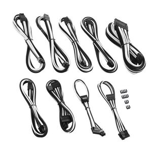 CableMod Zestaw kabli, Czarno-biały (CM-PCSI-FKIT-NKKW-R)
