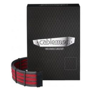 CableMod Zestaw kabli, 0.5m, Czerwono-grafitowy (ZUAD-960)